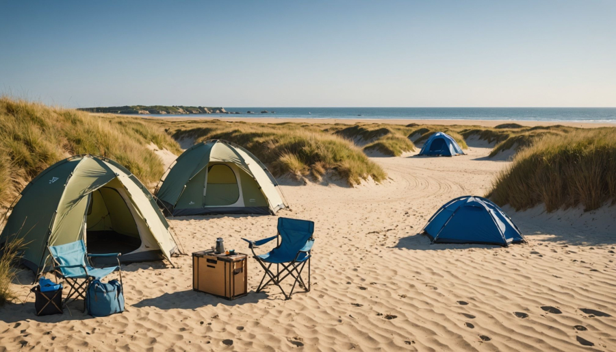 Camping meer concarneau guide : strand